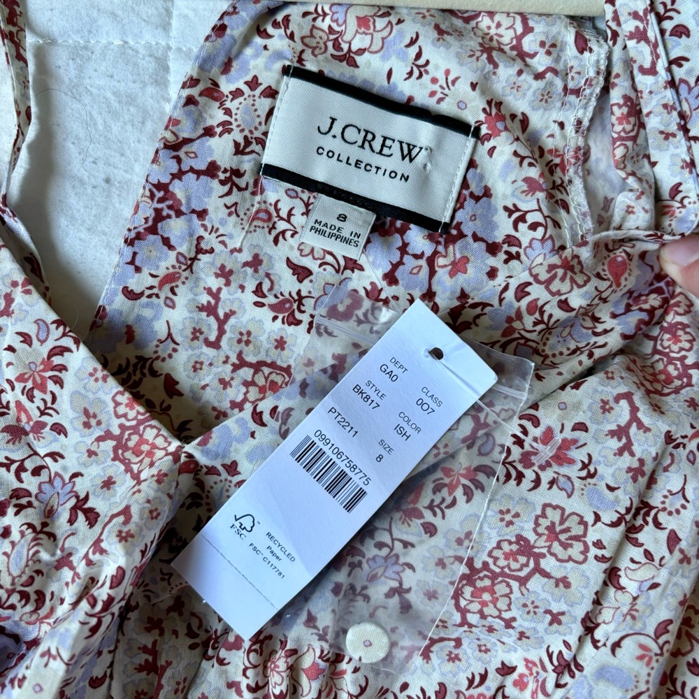 NWT J.Crew Collection Ratti top - Picture 3 of 7